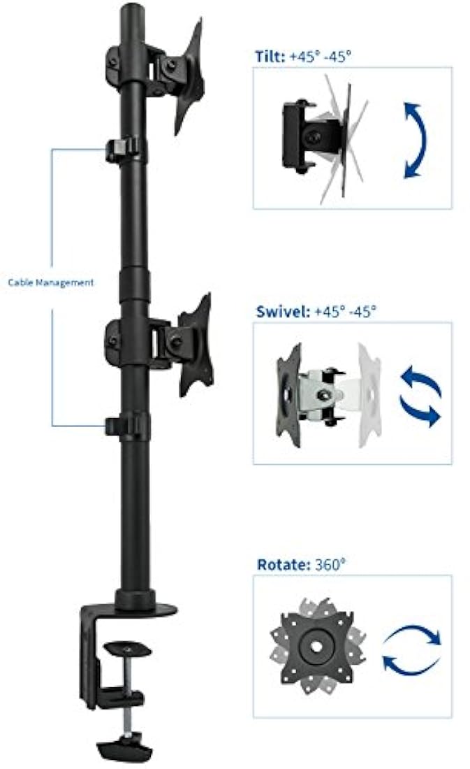 Montaje vertical para escritorio de computadora
