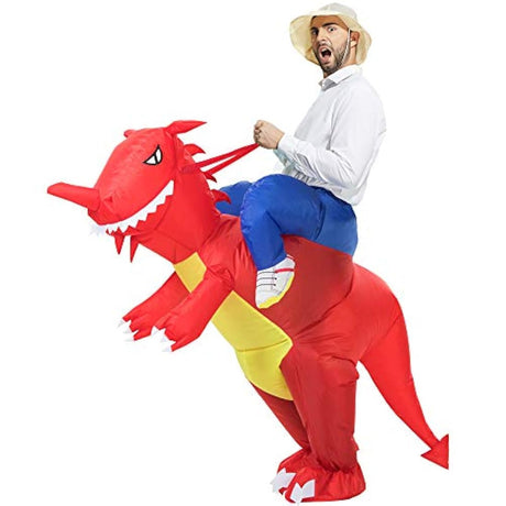 Disfraces Disfraz de dinosaurio inflable