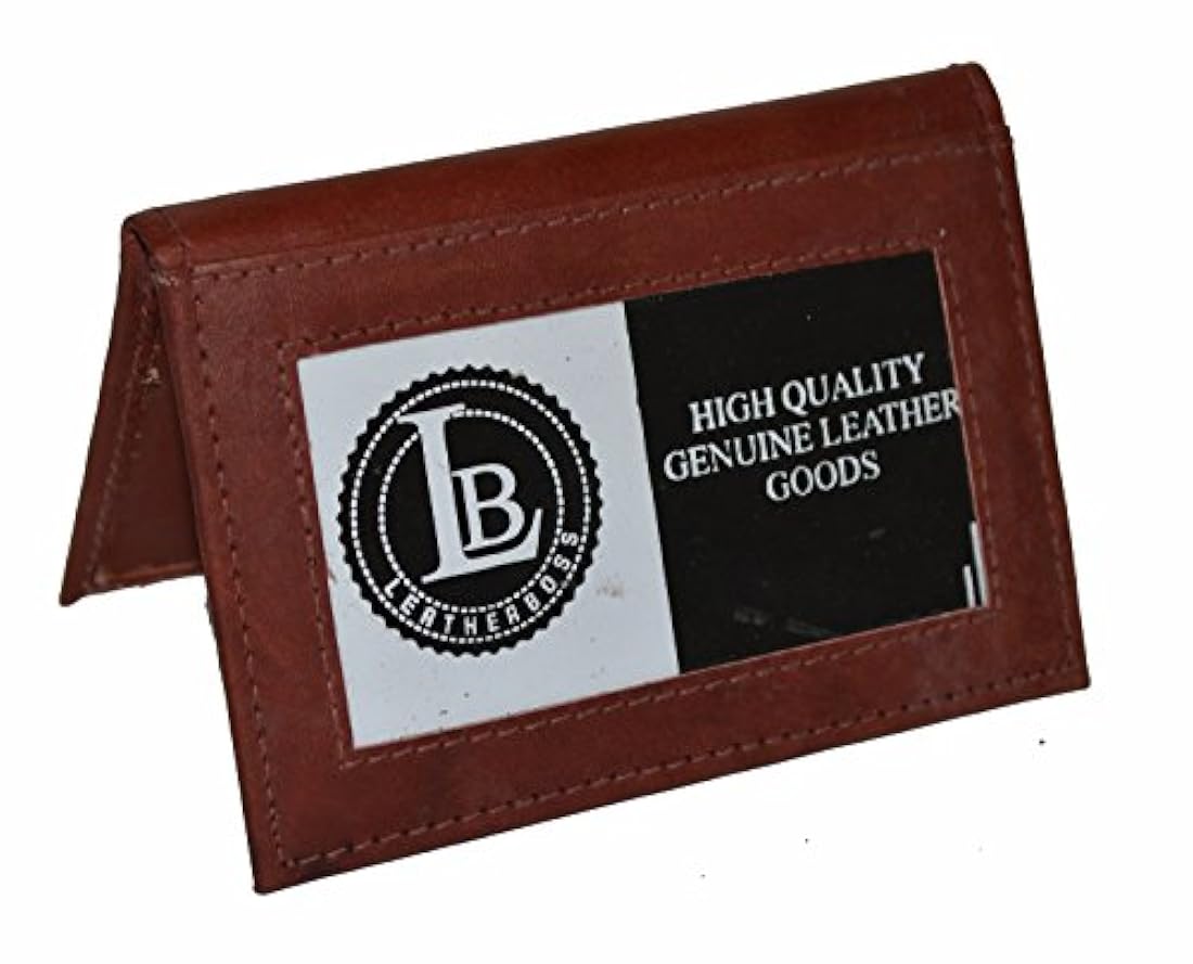 LeatherBoss-Cartera pequeña para tarjetas de crédito