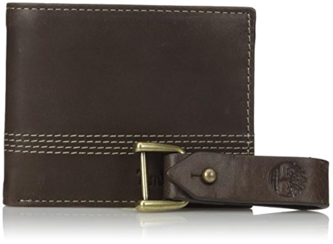 Cartera de piel para hombre con diseño de caña Timberland