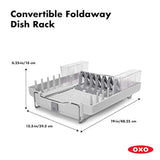 OXO estante plegable para platos, Blanco, diseño 1