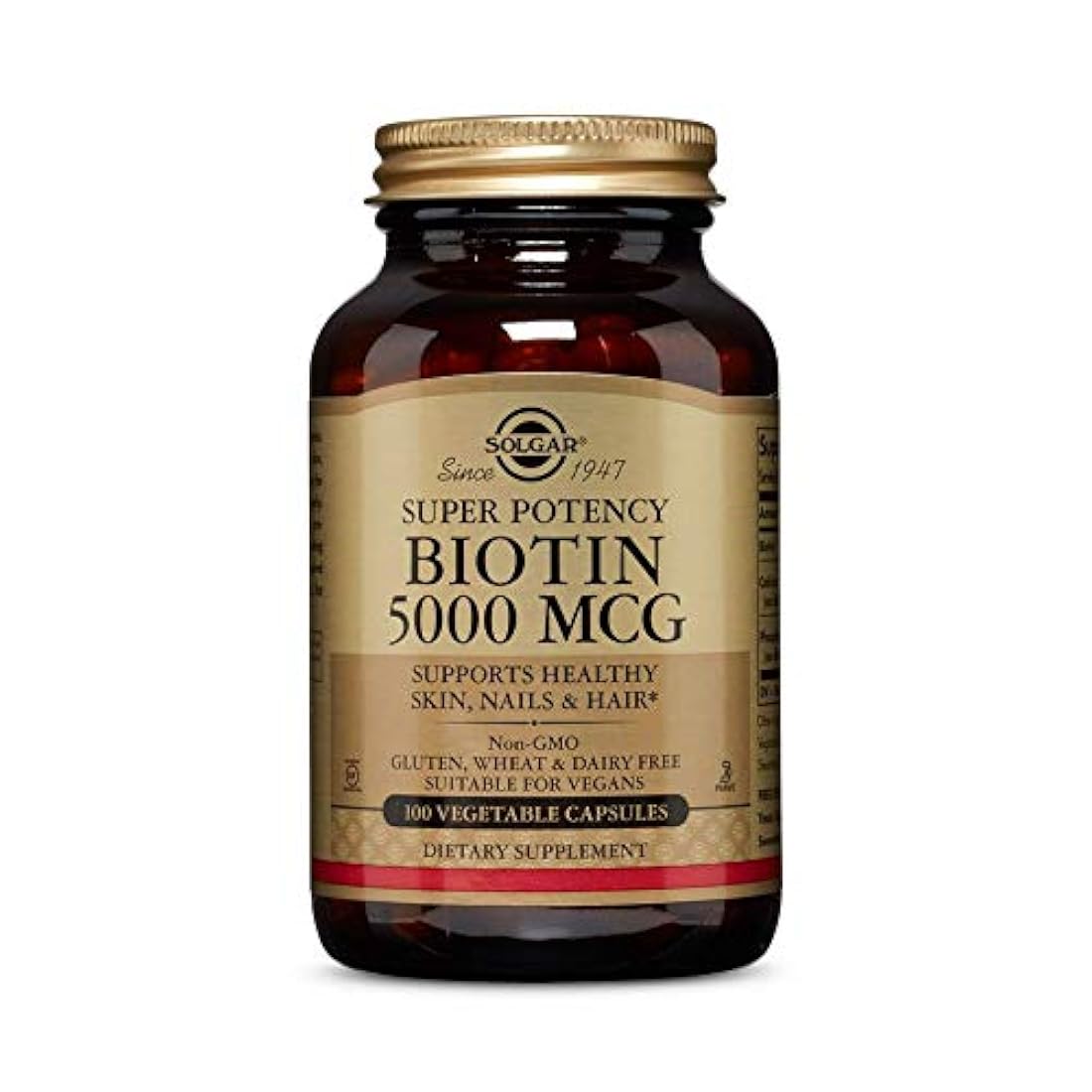 5000 mcg,100 cápsulas  verduras,vitamina B soluble en agua