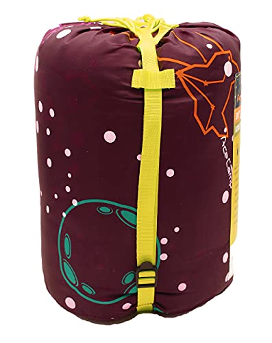 AceCamp Saco de dormir para mamá que brilla en la oscuridad, para niños y jóvenes, clasificación de temperatura de 30°F/-33.8&nbsp;°F, resistente al agua para camping, senderismo y fiesta de pijamas