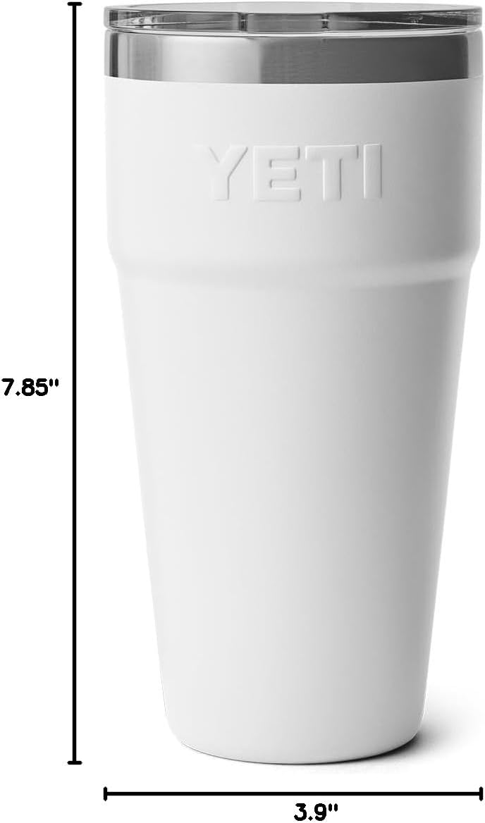 Vaso YETI Rambler 30 oz, Acero Inoxidable Aislado al Vacío