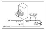Paquete de 2 unidades para exteriores con cable duro