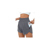 Shorts cortos deportivos de cintura alta talla S