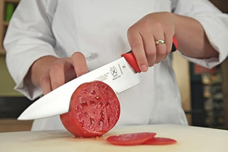 Mercer - Cuchillo de chef, 20.3 cm, color Rojo