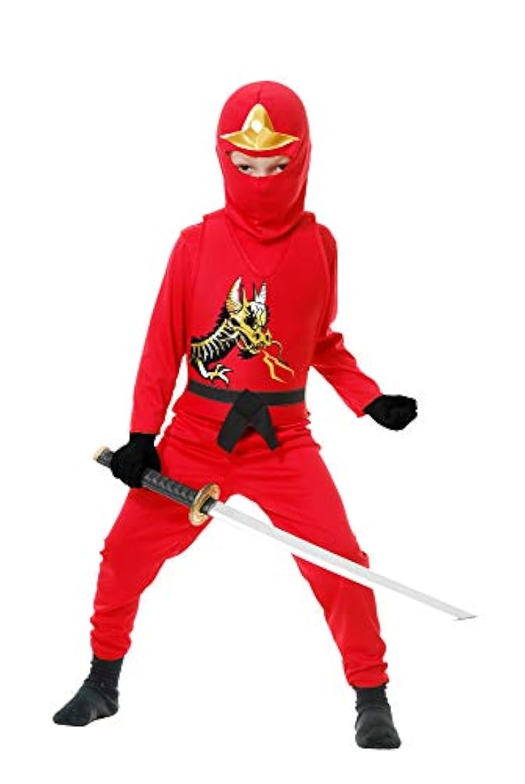 Disfraz rojo Ninja Avenger