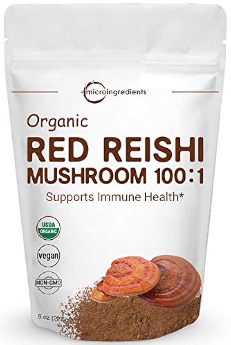 Reishi - Polvo de hongos, 8 onzas, 1