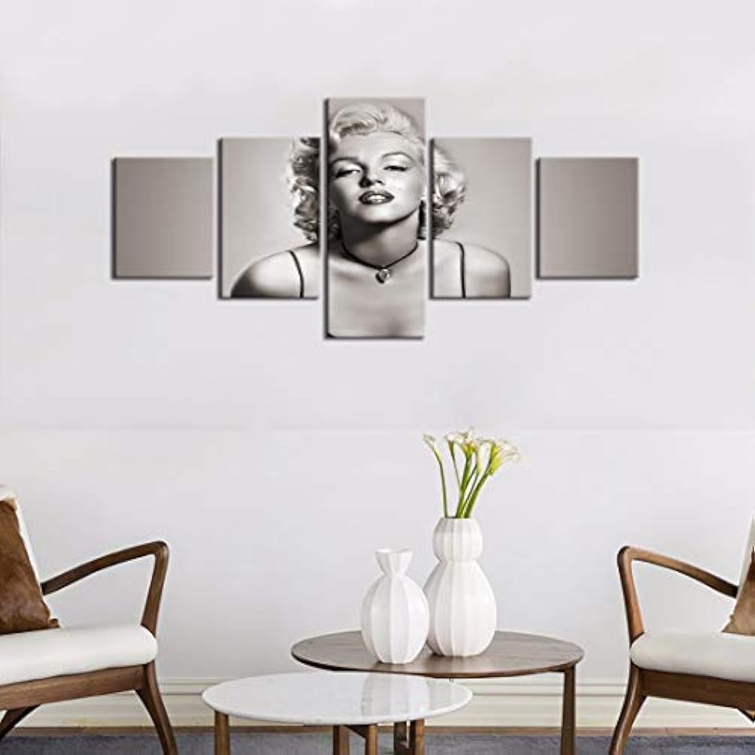 Póster de Marilyn Monroe en blanco y negro