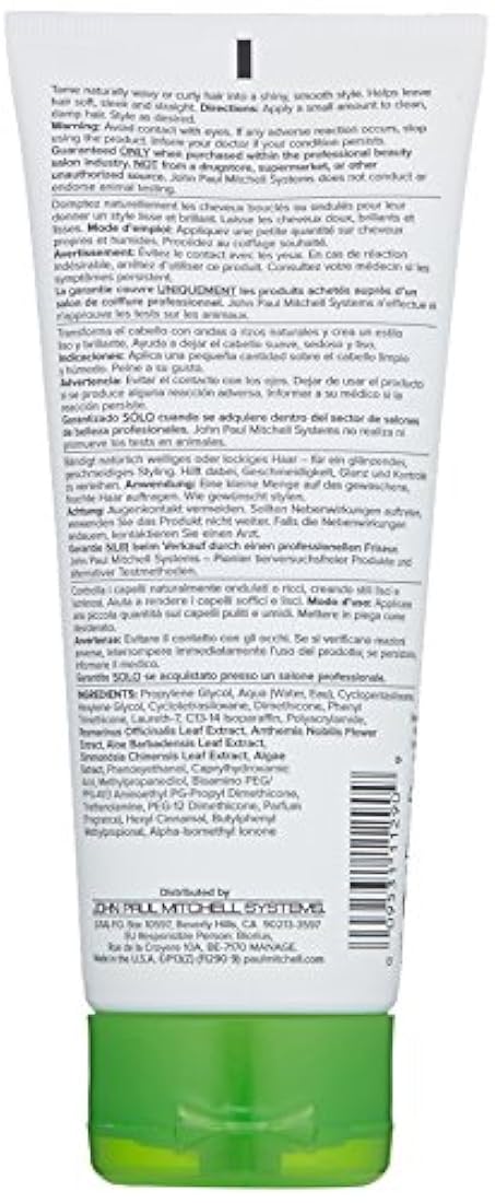 Paul Mitchell recto Crema funciona para Unisex, individual