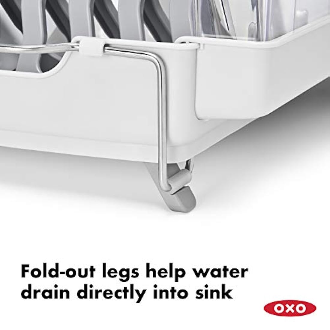 OXO estante plegable para platos, Blanco, diseño 1