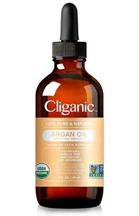 Cliganic USDA Organic Argan Oil aceite de argán