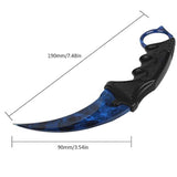 Andux - Cuchillo de karambit CS para juegos de acampada