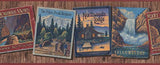 cenefa diseño Retro rústico modelo tarjetas