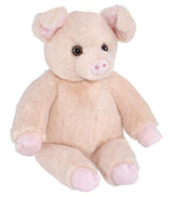 Peluche de cerdo color rosa de 15 in. Bearington Collection