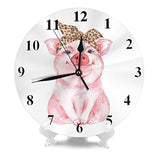 Reloj de pared con diseño de animales de granja divertido