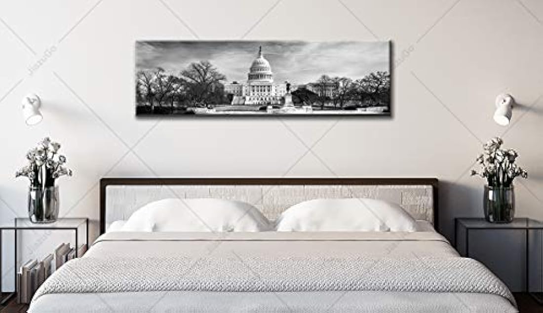 Lienzo decorativo para pared, diseño de paisaje urbano