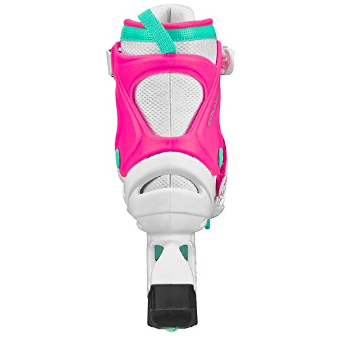 Patines en linea ajustables para niños, color Fucsia-Verde