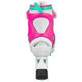 Patines en linea ajustables para niños, color Fucsia-Verde