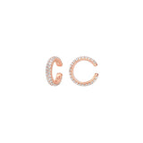 Aretes de plata aretes a presión para mujer