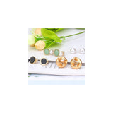 Aretes de clip para mujer 8 pares