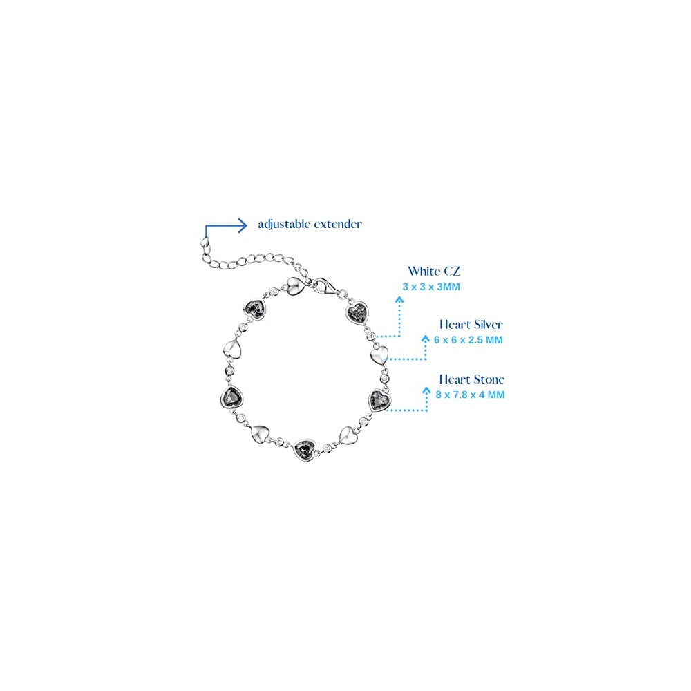 Pulseras y tobilleras de piedra para mujer
