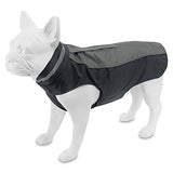 IMPERMEABLE  Voyager Dog para perros, Cortavientos (gris)