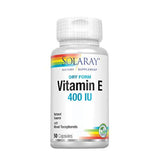 Solaray Dry Vitamina E-400 Cápsulas, 50 Count