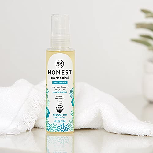 The Honest Company - Aceite corporal orgánico, 4 onzas líquidas