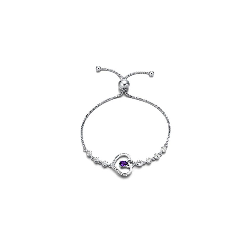 Pulseras de piedra AGVANA de Metal para regalos San Valentín