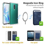 Magsafe - Cartera de piel compatible con iPhone 12/13 Mini/Pro/Max, tarjetero RFID con imán MagSafe, azul (Camouflage Blue)