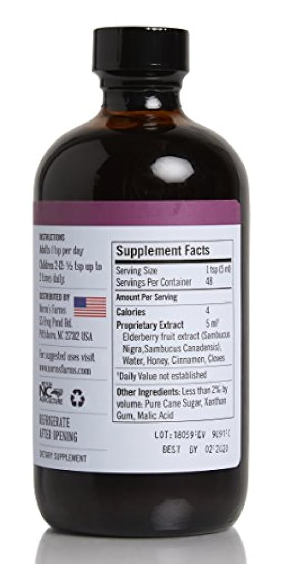 Norma Granjas Suplemento de dos Pack, Elderberry Wellness