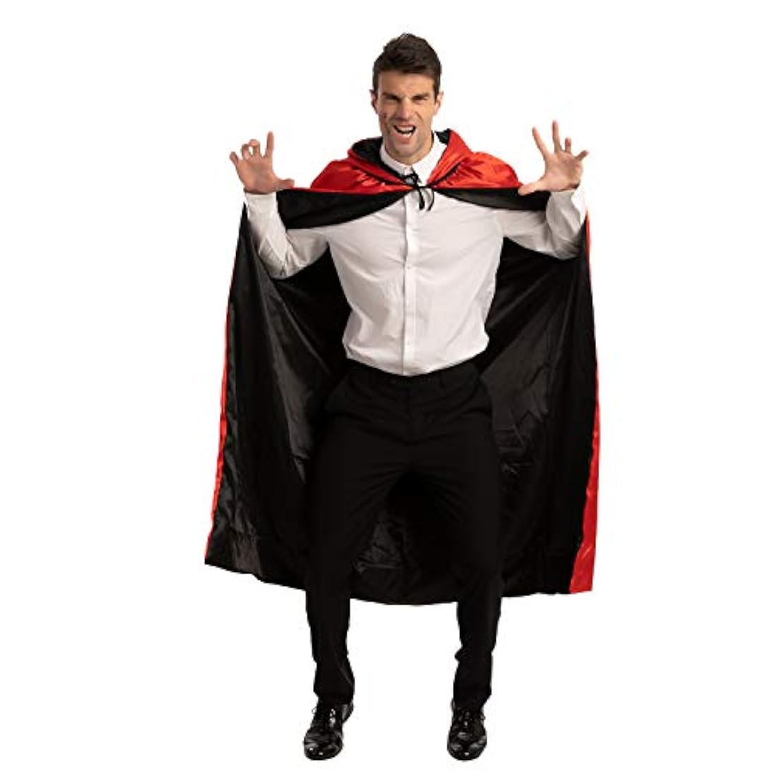 Disfraz de vampiro para adulto capa reversible, talla unica
