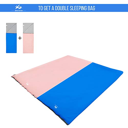 BESTEAM Saco de dormir ultraligero para clima cálido, 75 pulgadas de largo x 30 pulgadas de ancho, camping al aire libre, mochila y senderismo, apto para niños, adolescentes y adultos, primavera, verano y otoño, impermeable y compacto