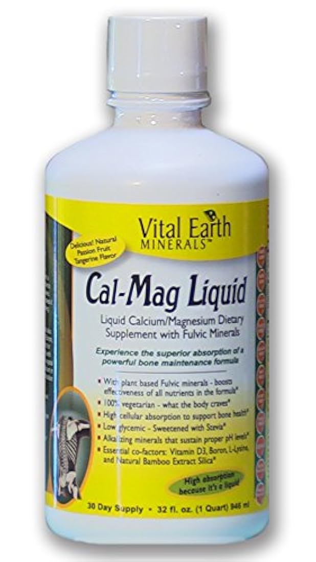 Vital Tierra minerales Cal-Mag líquido 32 onzas