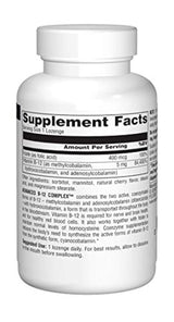 Source Naturals Advanced B-12 Complejo, SN1481, 60, 1