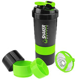 Botella de agua deportiva con 3 capas, antideslizante