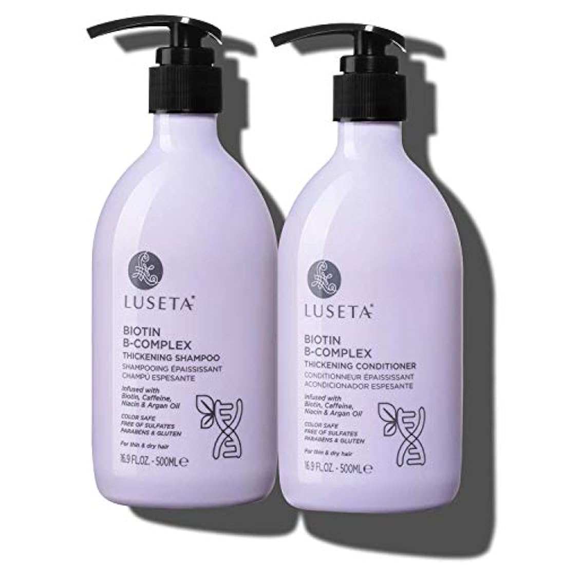 Champú y acondicionador para el crecimiento del cabello