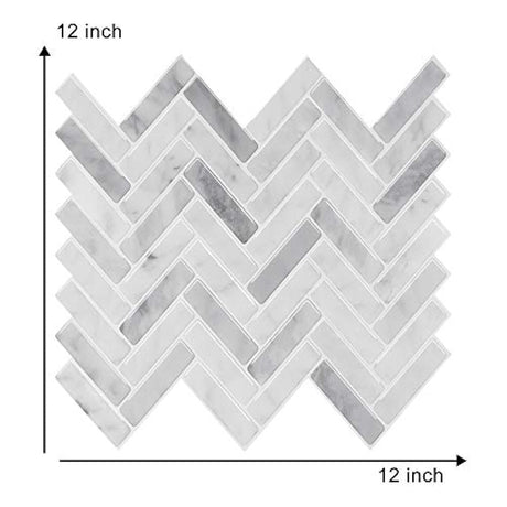 6 hojas de Azulejos para cocina, autoadhesivos, 3D, diseño