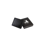 Billetera de cuero para hombre, color café