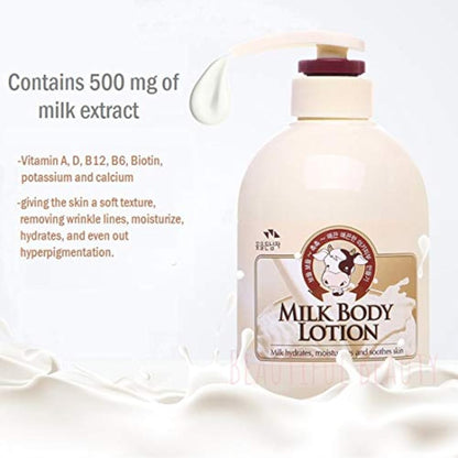 somang Leche-Loción Corporal 500 ml, Leche Hidrata, hidrata