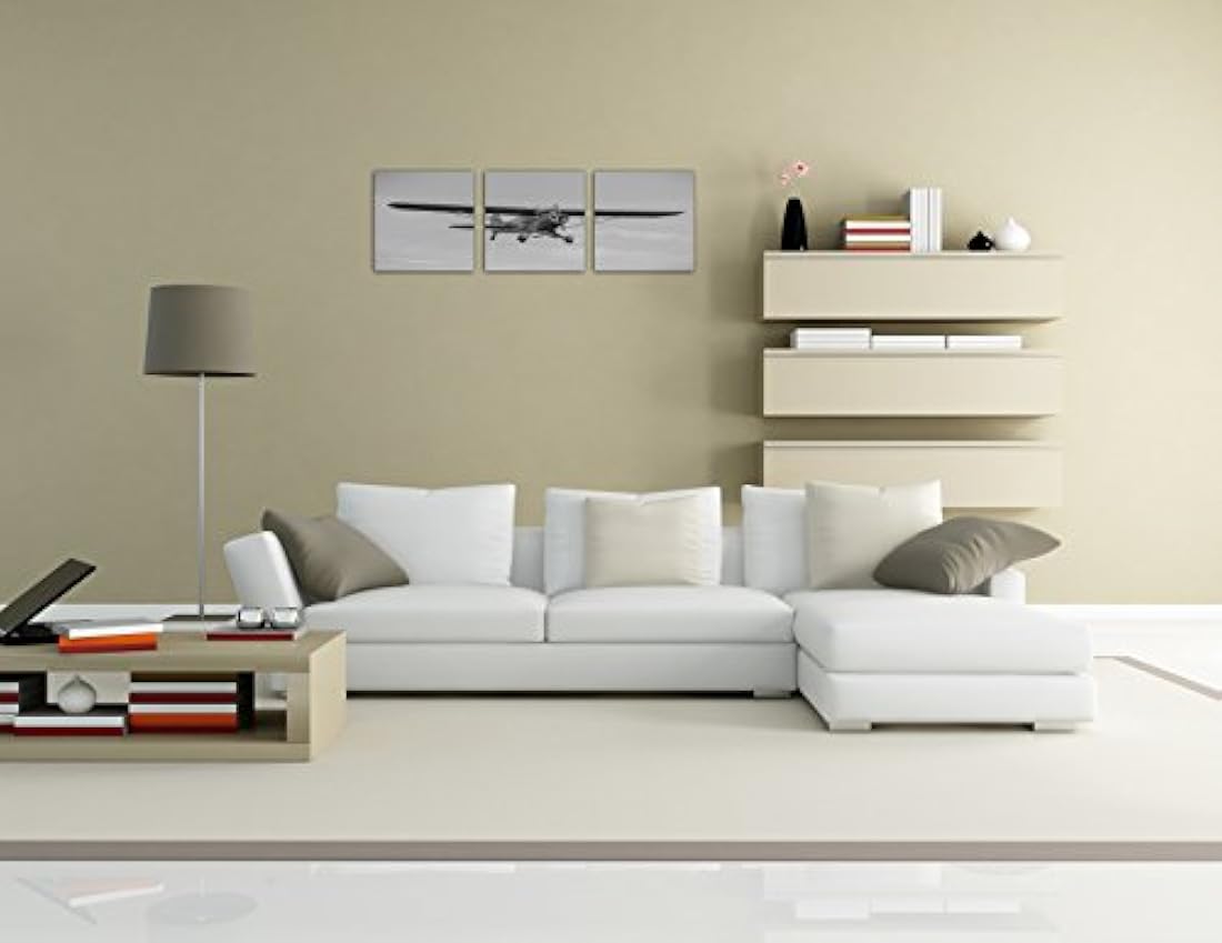 NAN Wind - 3 paneles de Pintura para Decoración de la pared
