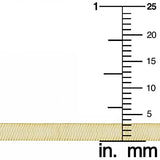 Pulsera de espiga de oro amarillo de 10 k