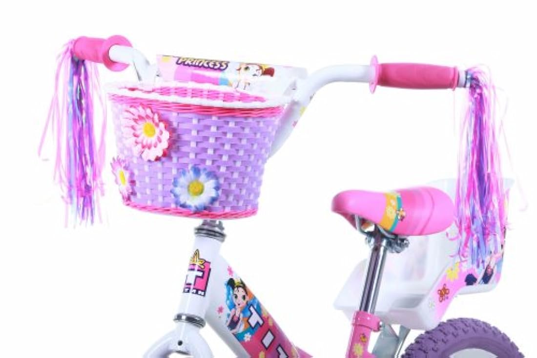 Bicicleta BMX diseño de flores Rosada