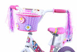 Bicicleta BMX diseño de flores Rosada