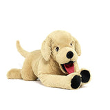 Peluche de peluche con diseño de perro dorado