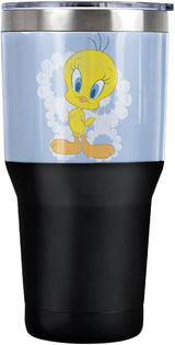 Taza de viaje LOGOVISION Tweety 30 oz, acero inoxidable, aislada