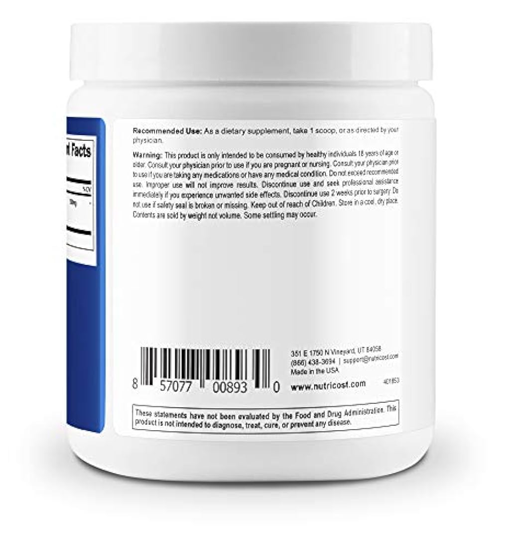 Nutricost - Suplemento Sin gluten y sin OGM