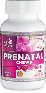 Vitaminas prenatales masticables, 90 unidades